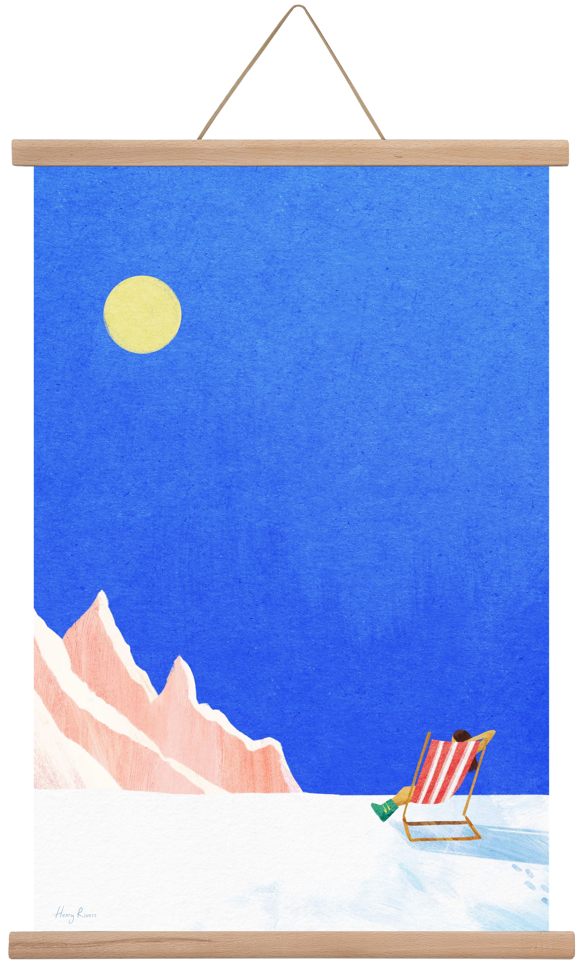 Apres Ski, 40x60 cm (40x60 cm), Tölgy akasztó