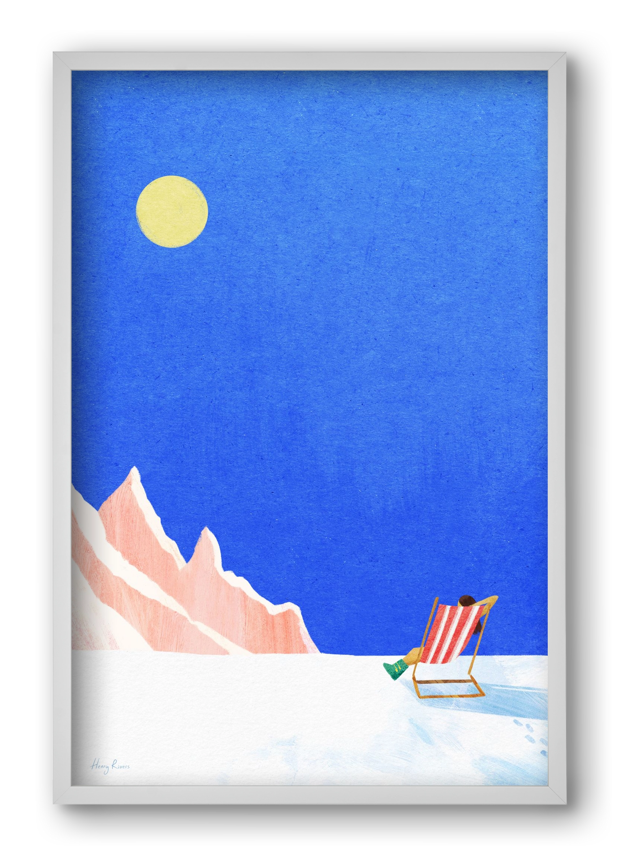 Apres Ski, 40x60 cm (40x60 cm), Fehér keret