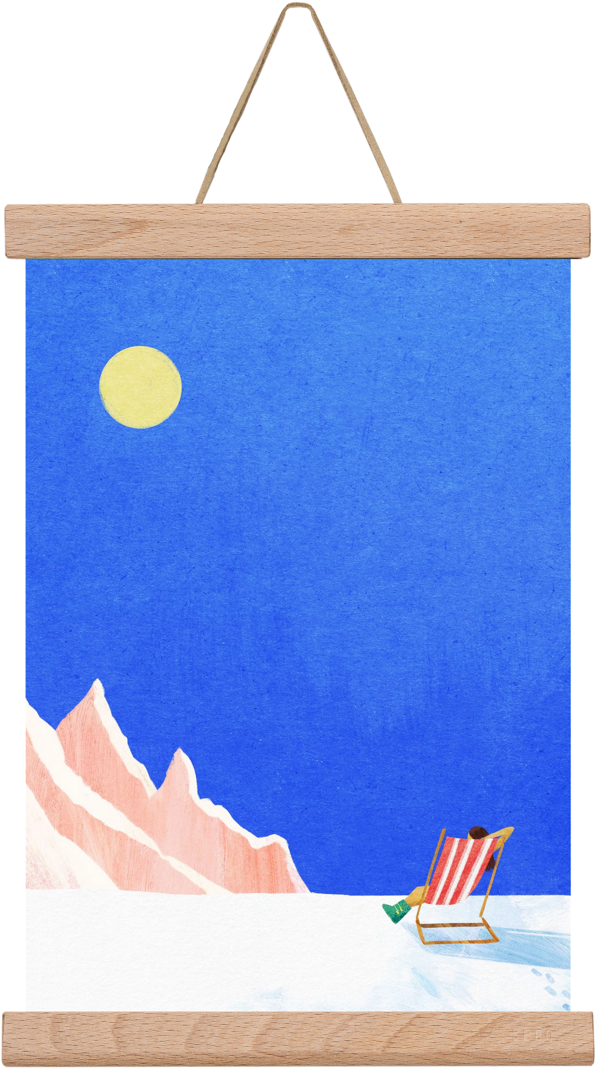 Apres Ski, 20x30 cm (20x30 cm), Tölgy akasztó