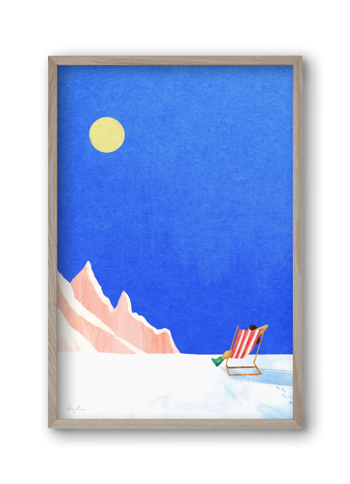 Apres Ski, 30x45 cm (30x45 cm), Tölgy keret