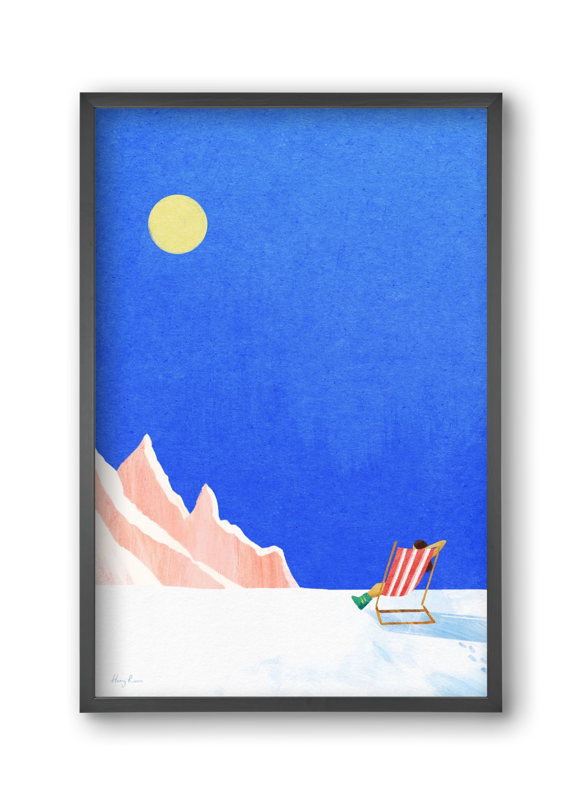 Apres Ski, 30x45 cm (30x45 cm), Fekete keret