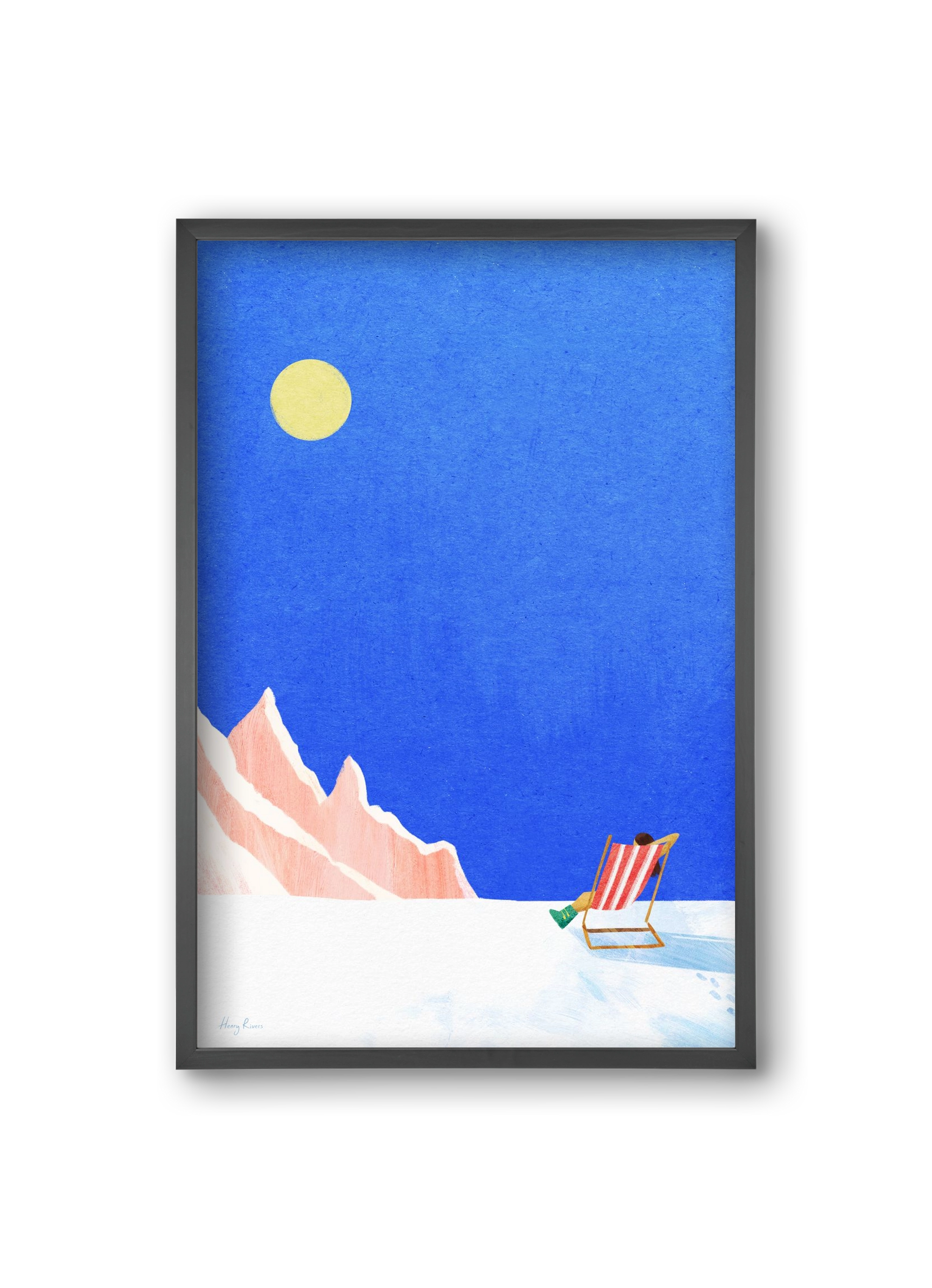 Apres Ski, 20x30 cm (20x30 cm), Fekete keret