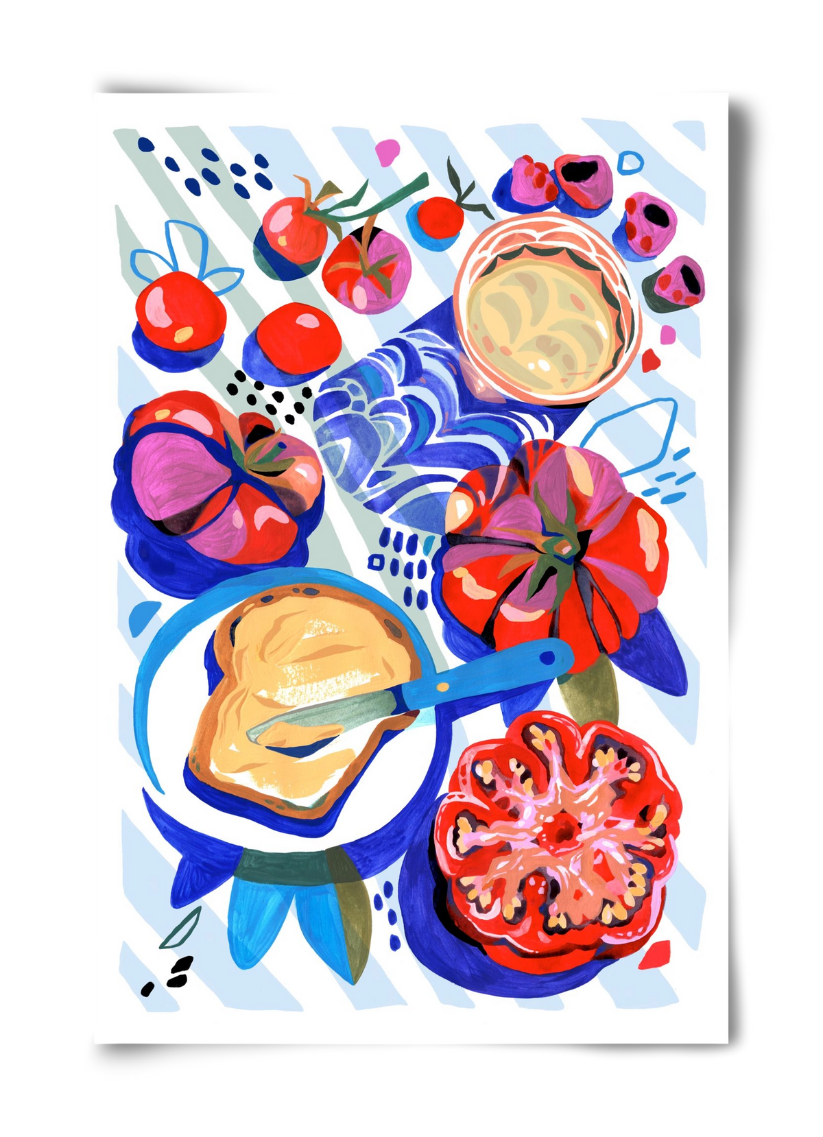 Breakfast, 40x60 cm, Keret nélkül