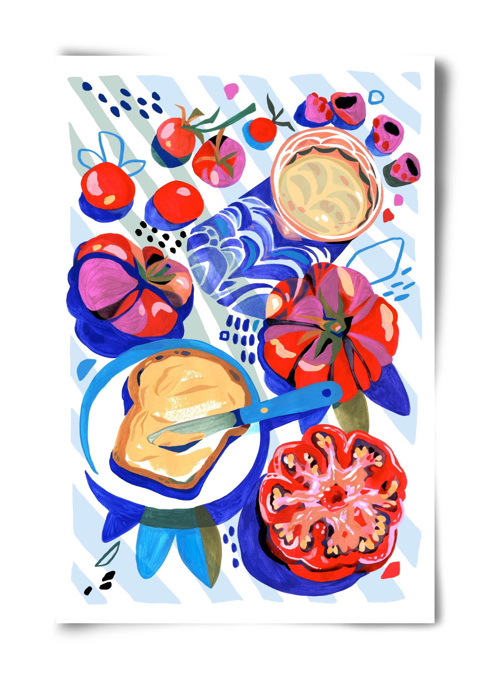 Breakfast, 40x60 cm, Keret nélkül