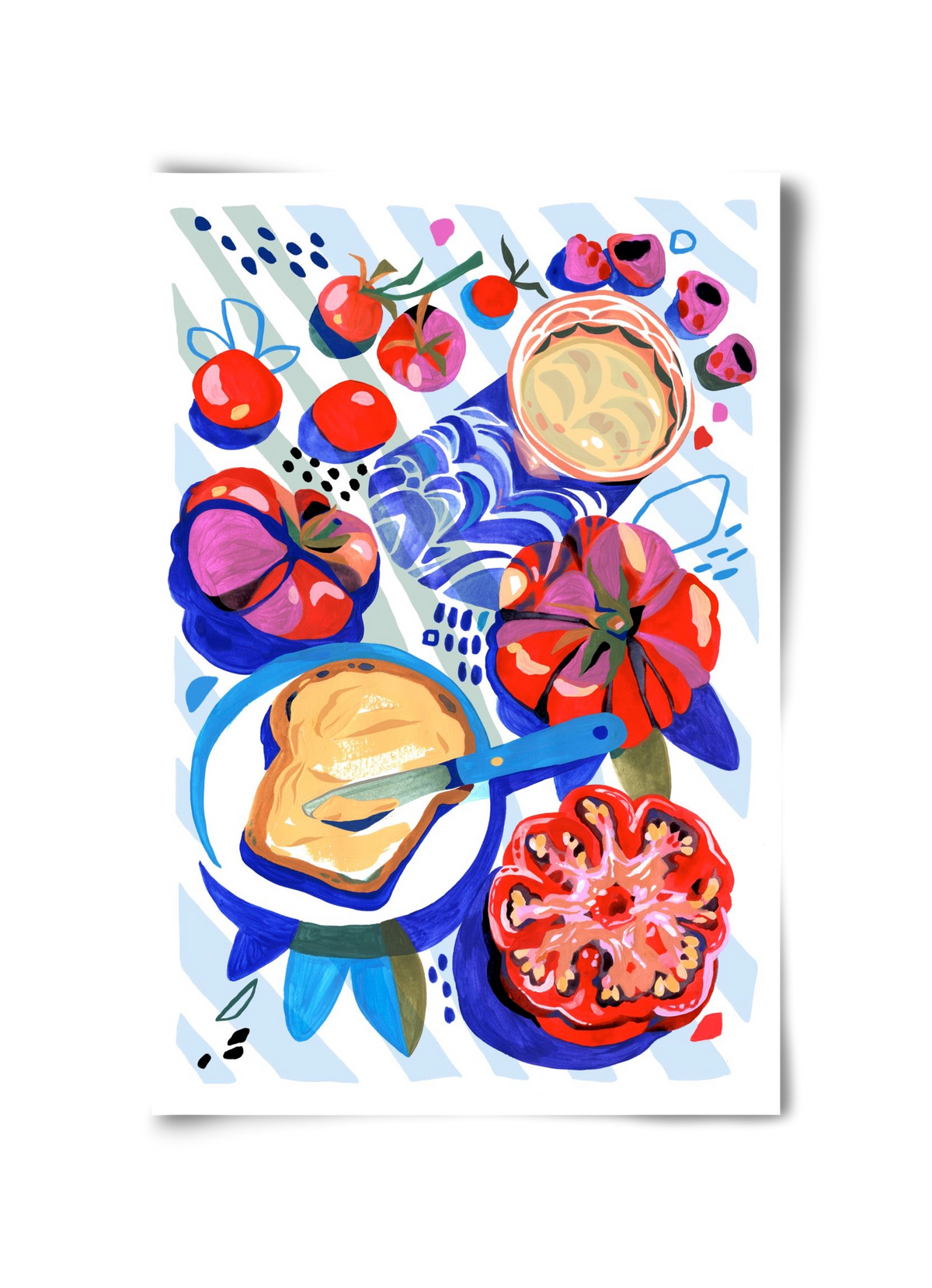 Breakfast, 30x45 cm, Keret nélkül