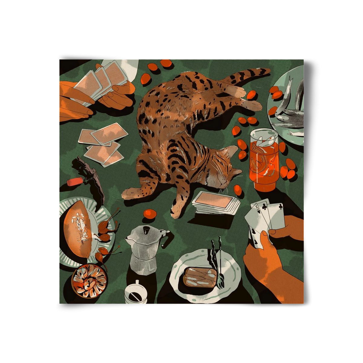 Dolce far niente, 30x30 cm, Keret nélkül