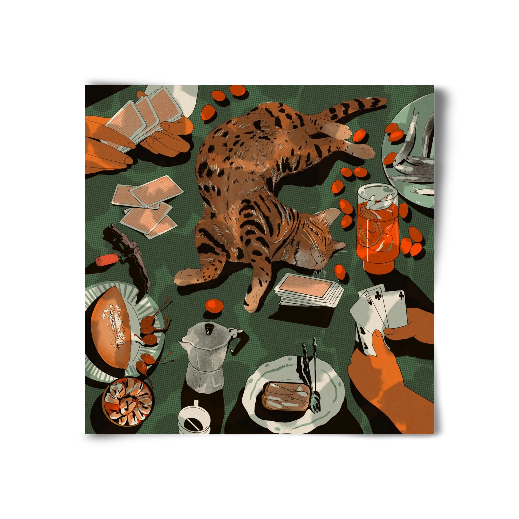 Dolce far niente, 30x30 cm, Keret nélkül