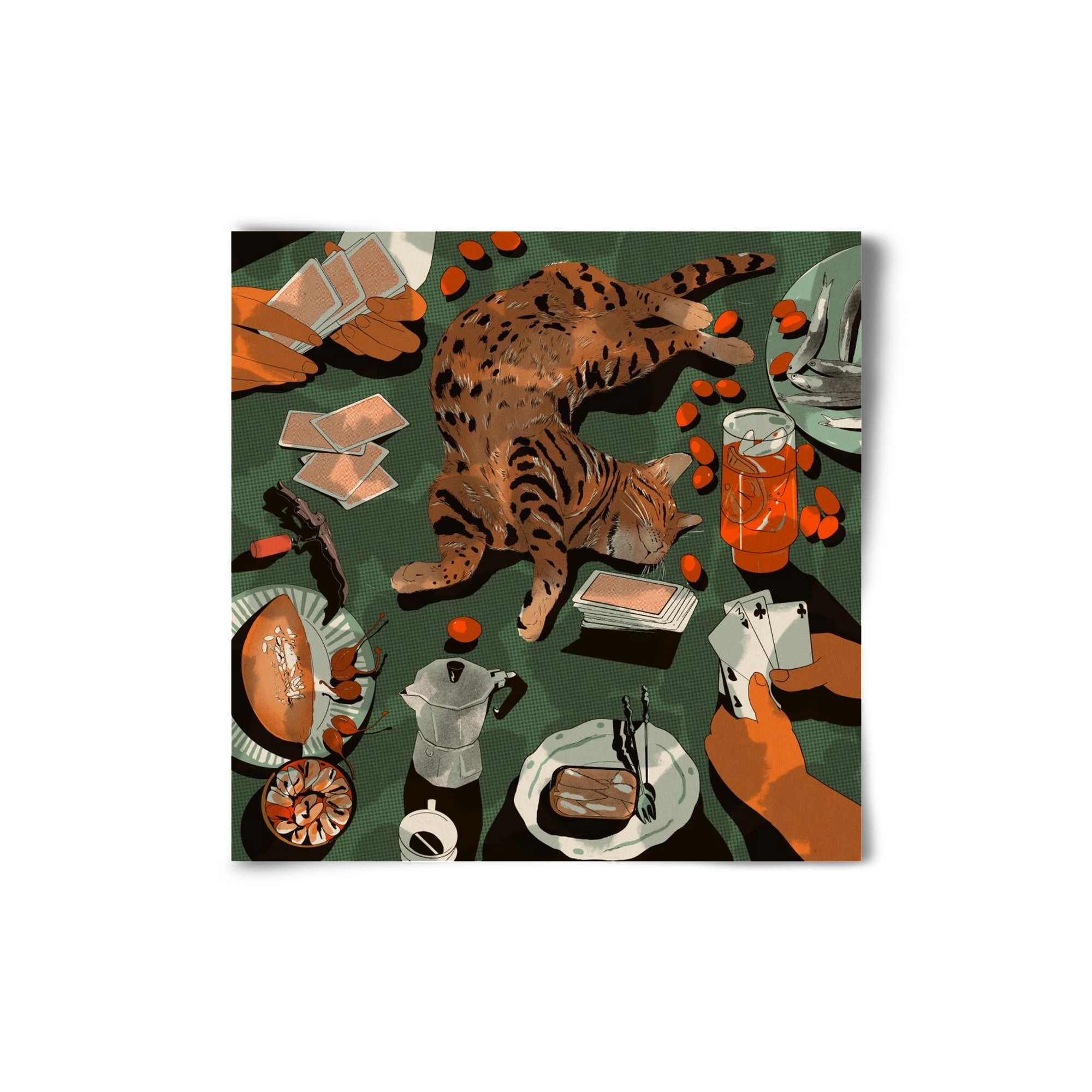 Dolce far niente, 20x20 cm, Keret nélkül