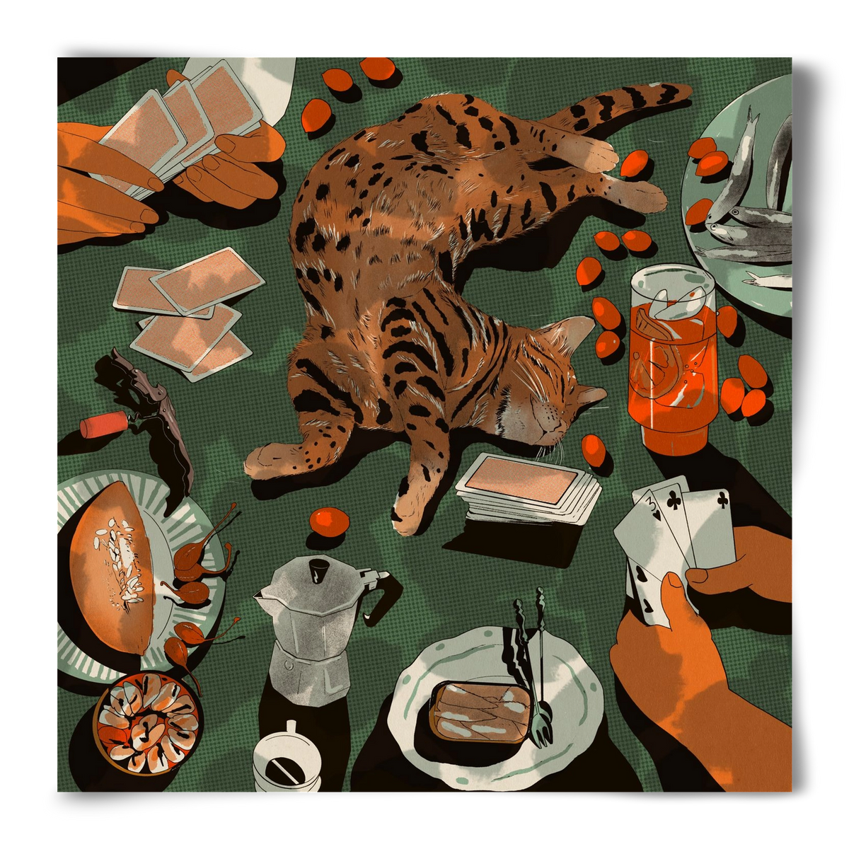 Dolce far niente, 50x50 cm, Keret nélkül