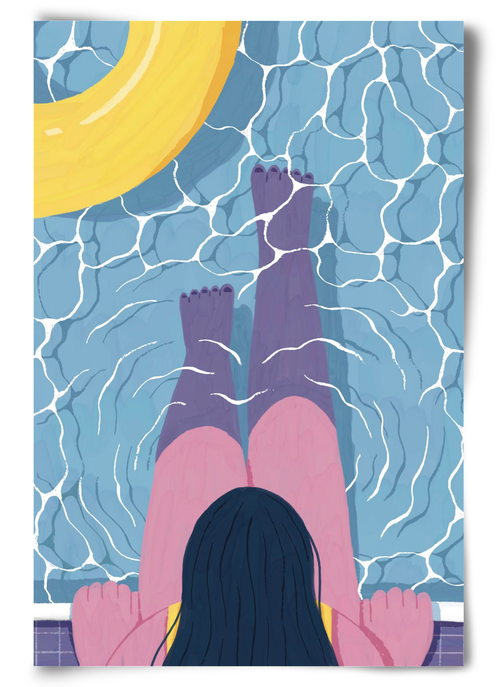 Nyárra hangolva, 60x90 cm, Keret nélkül