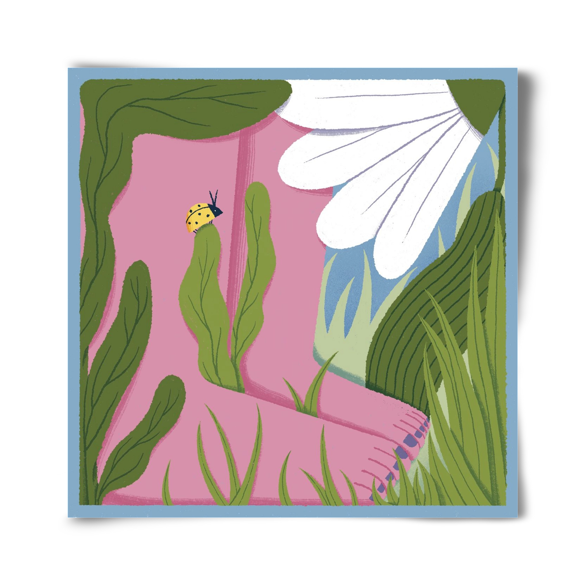 Touch the Ground, 40x40 cm, Keret nélkül