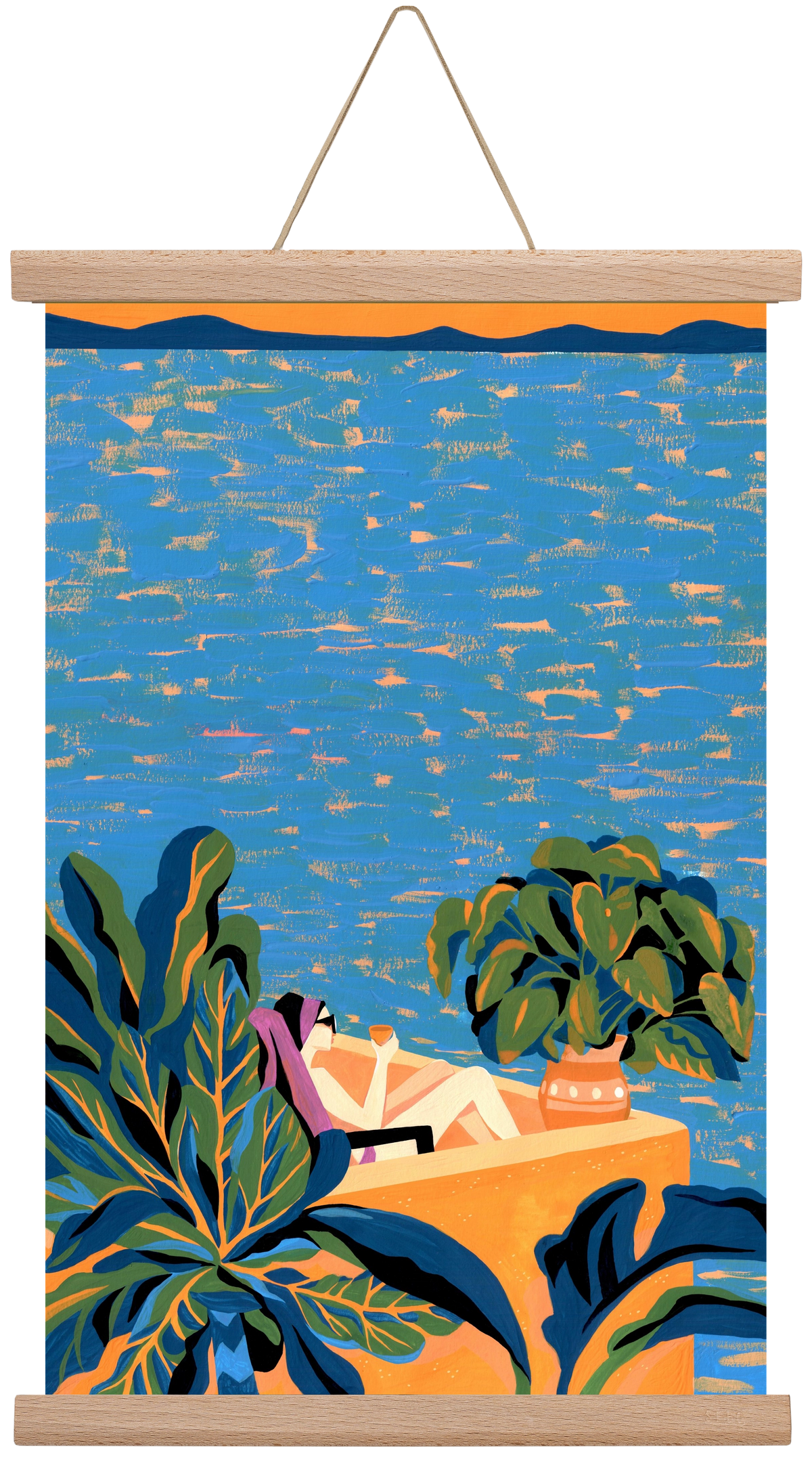 Tenerife, 30x45 cm (30x45 cm), Tölgy akasztó