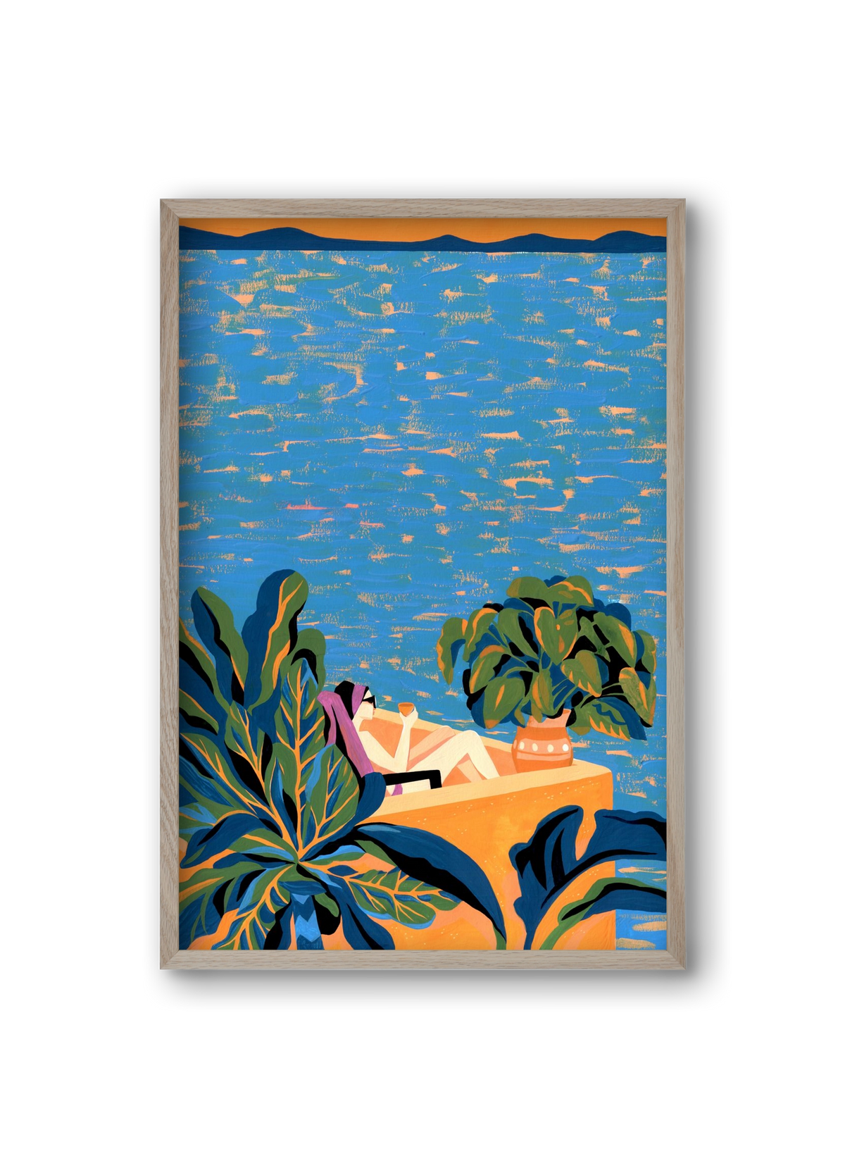 Tenerife, 20x30 cm (20x30 cm), Tölgy keret