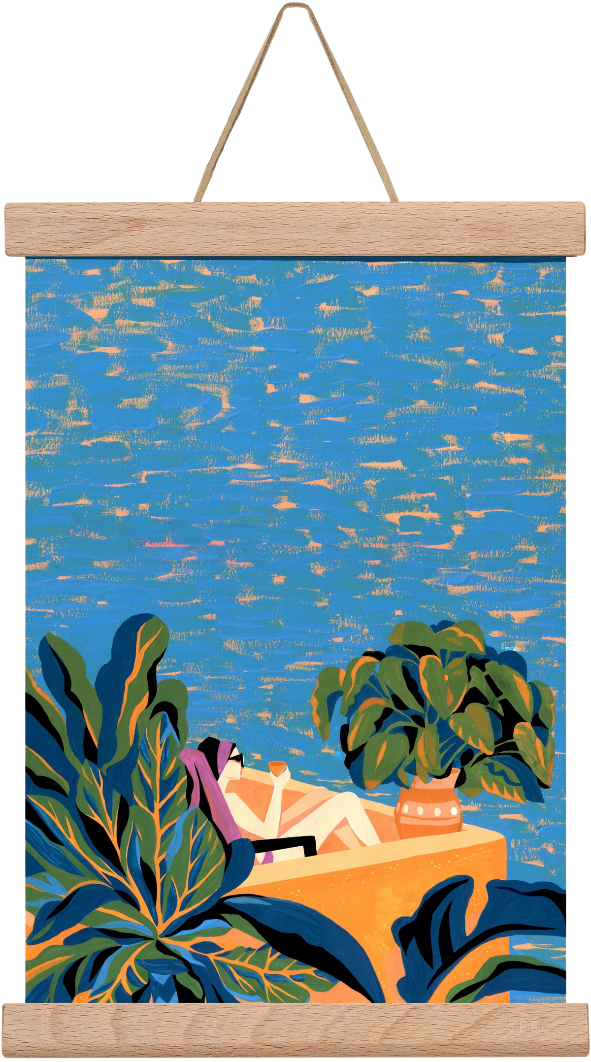 Tenerife, 20x30 cm (20x30 cm), Tölgy akasztó