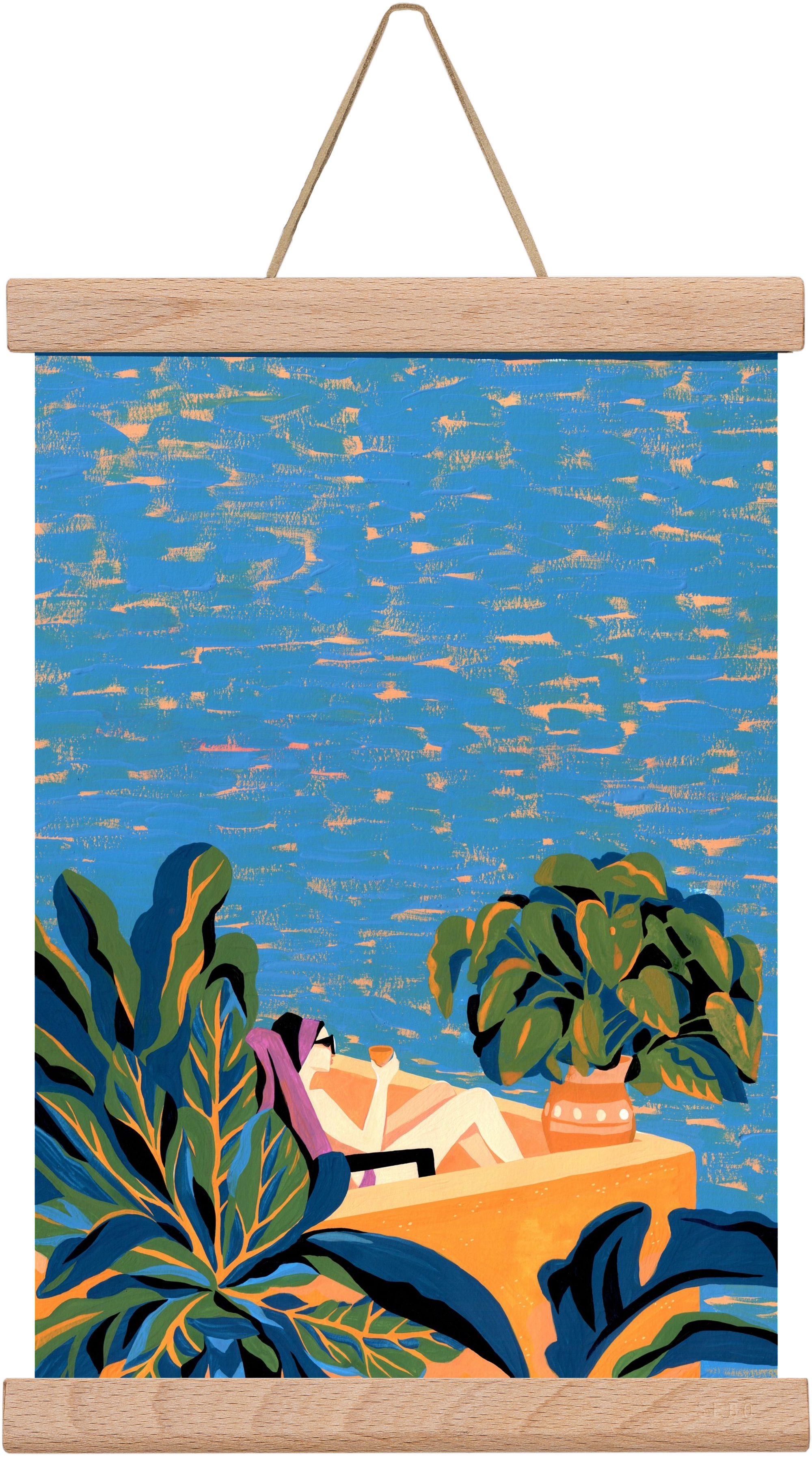 Tenerife, 20x30 cm (20x30 cm), Tölgy akasztó