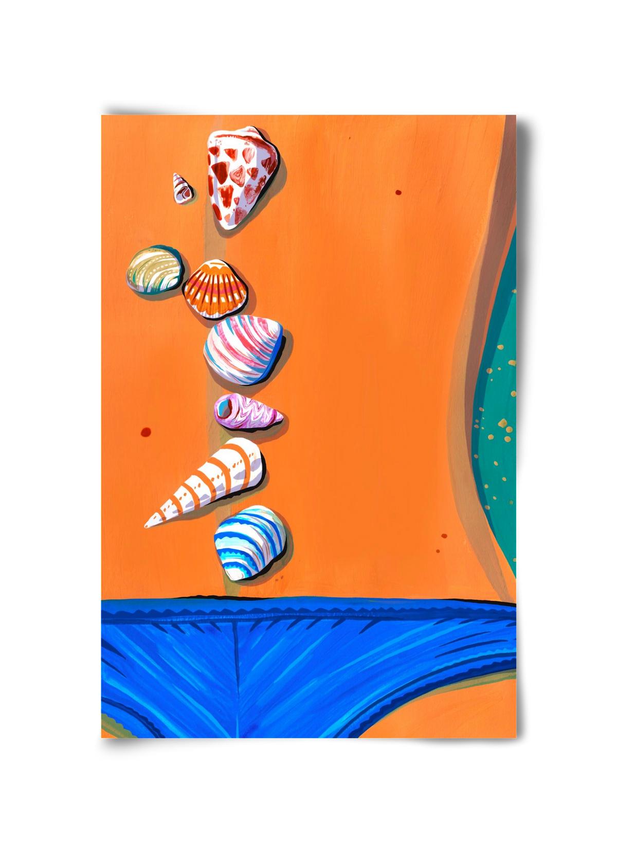 Shells, 30x45 cm, Keret nélkül