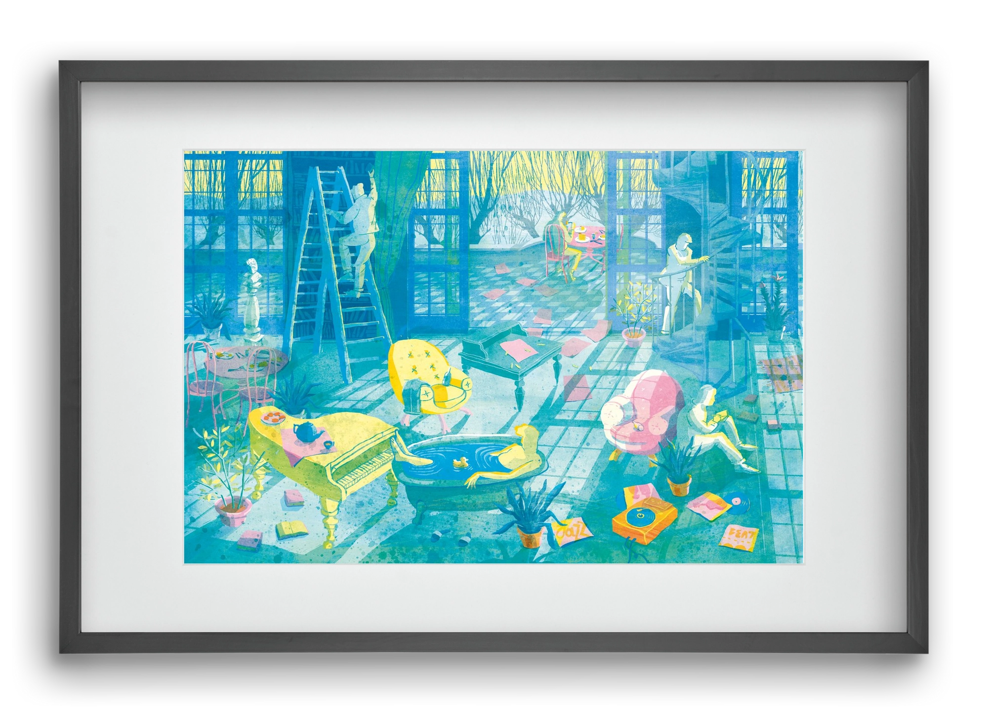 Multiexpo I., 60x40 cm (45x30 cm), Fekete keret, paszpartuval