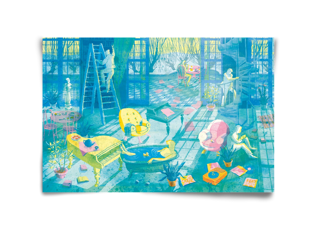 Multiexpo I., 45x30 cm, Keret nélkül