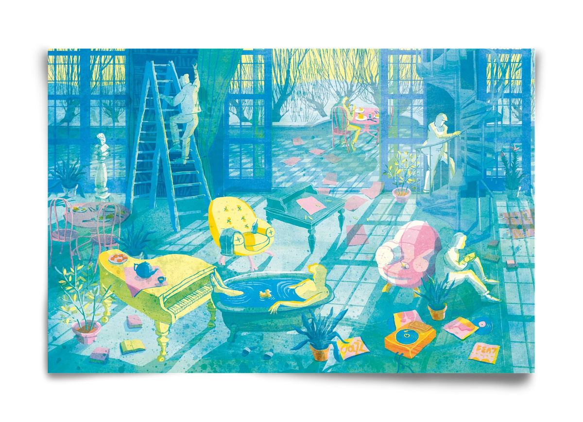 Multiexpo I., 60x40 cm, Keret nélkül