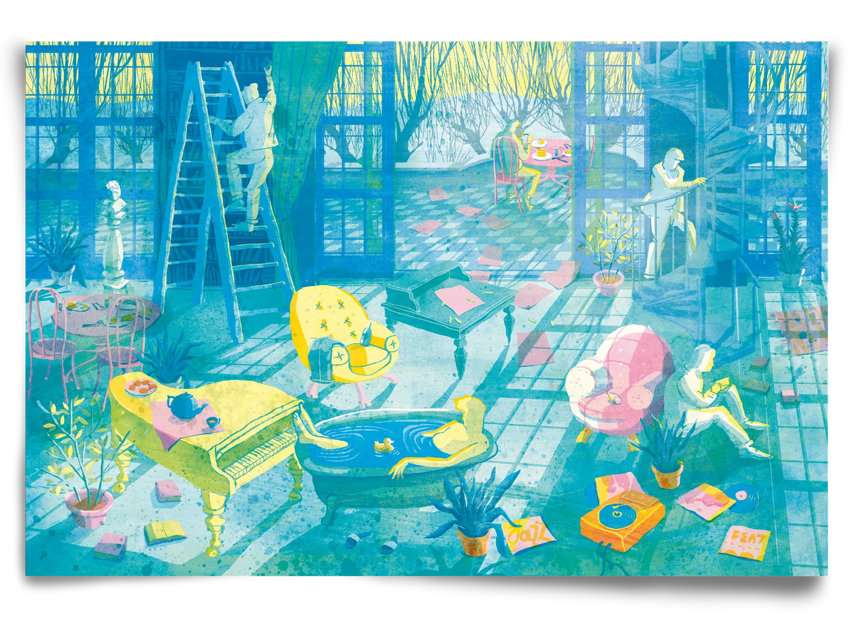 Multiexpo I., 90x60 cm, Keret nélkül