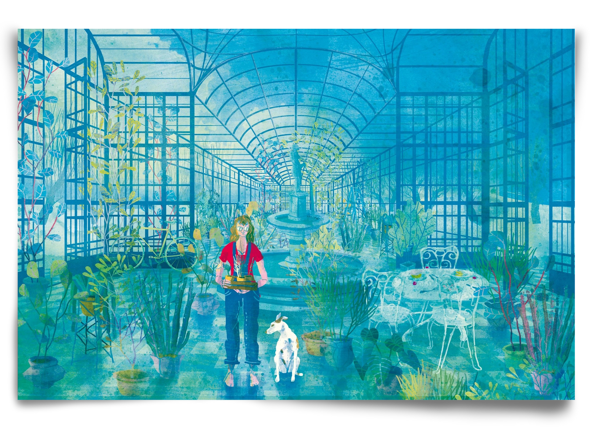 Greenhouse, 90x60 cm, Keret nélkül