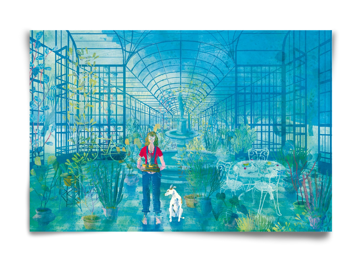 Greenhouse, 60x40 cm, Keret nélkül