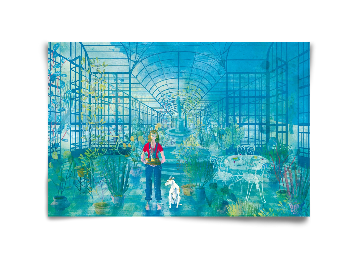 Greenhouse, 45x30 cm, Keret nélkül