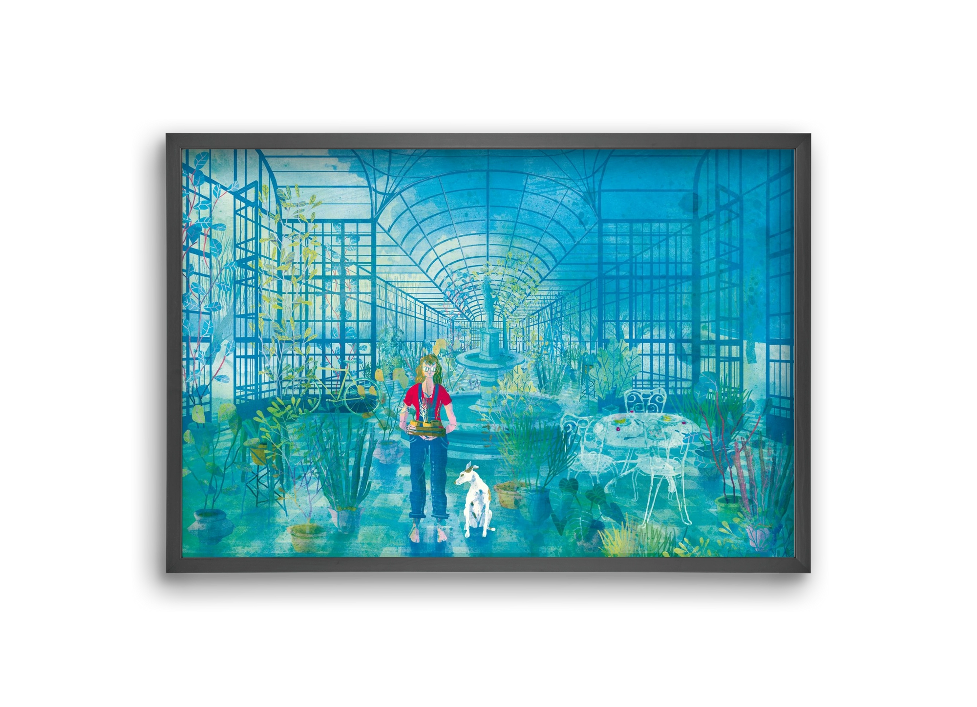 Greenhouse, 30x20 cm (30x20 cm), Fekete keret