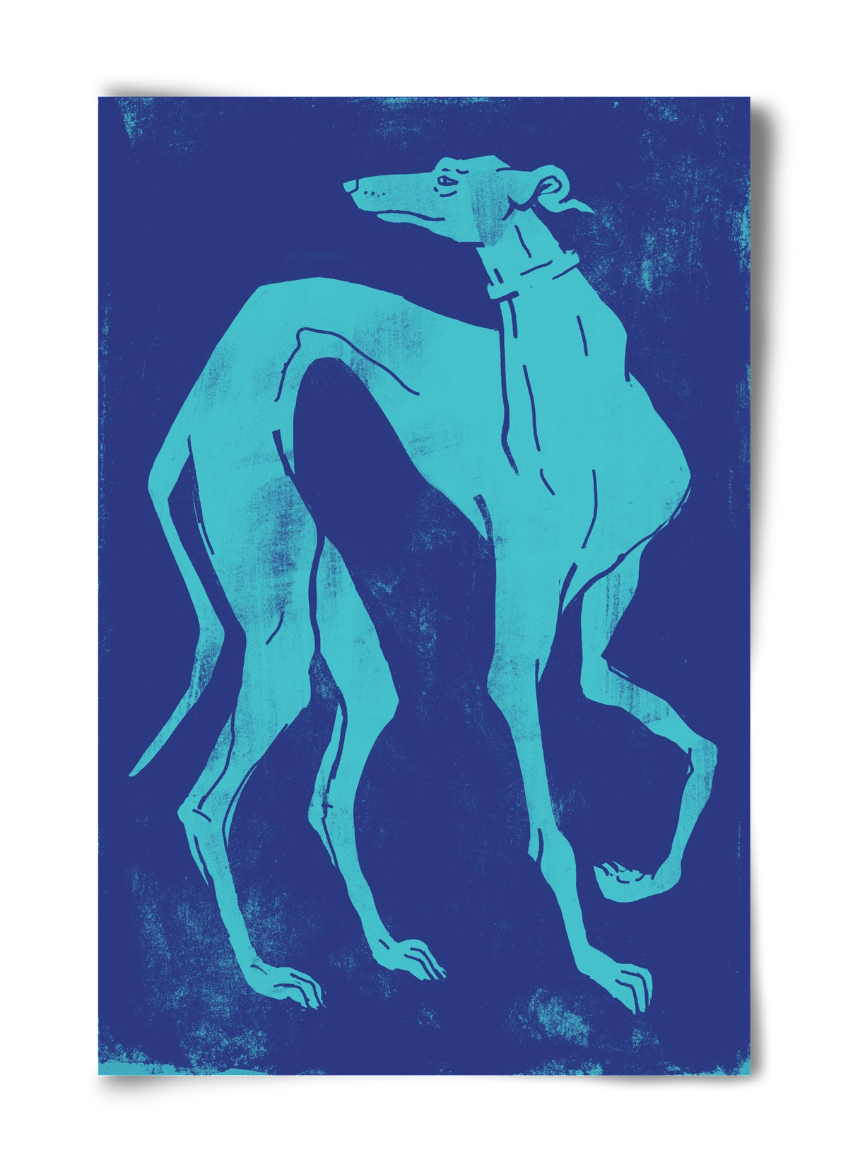 Greyhound I., 40x60 cm, Keret nélkül
