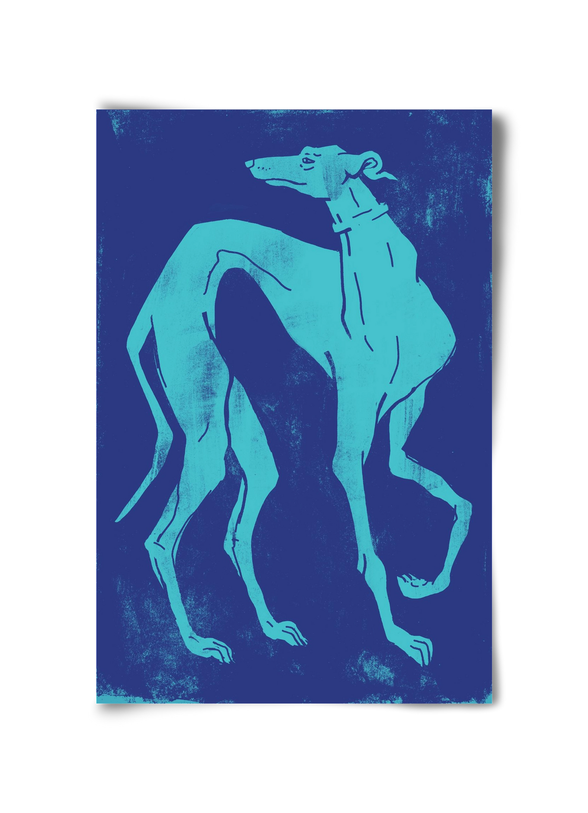 Greyhound I., 30x45 cm, Keret nélkül