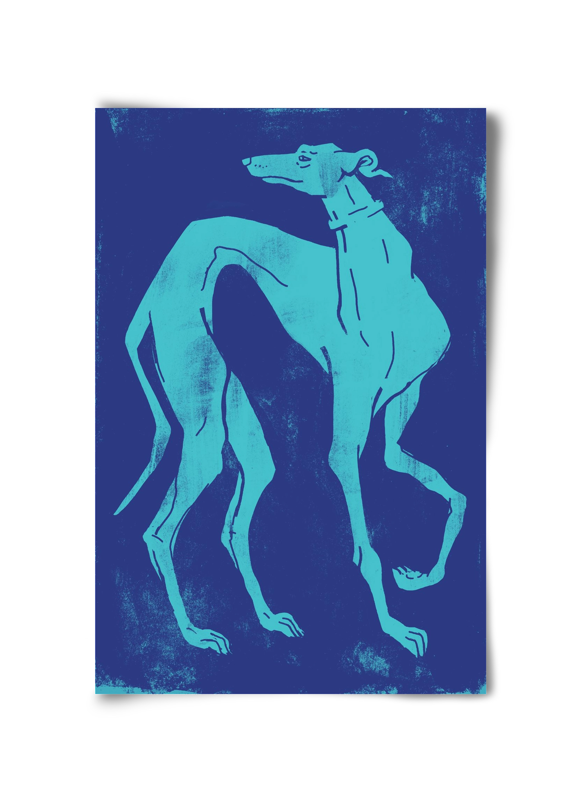 Greyhound I., 30x45 cm, Keret nélkül