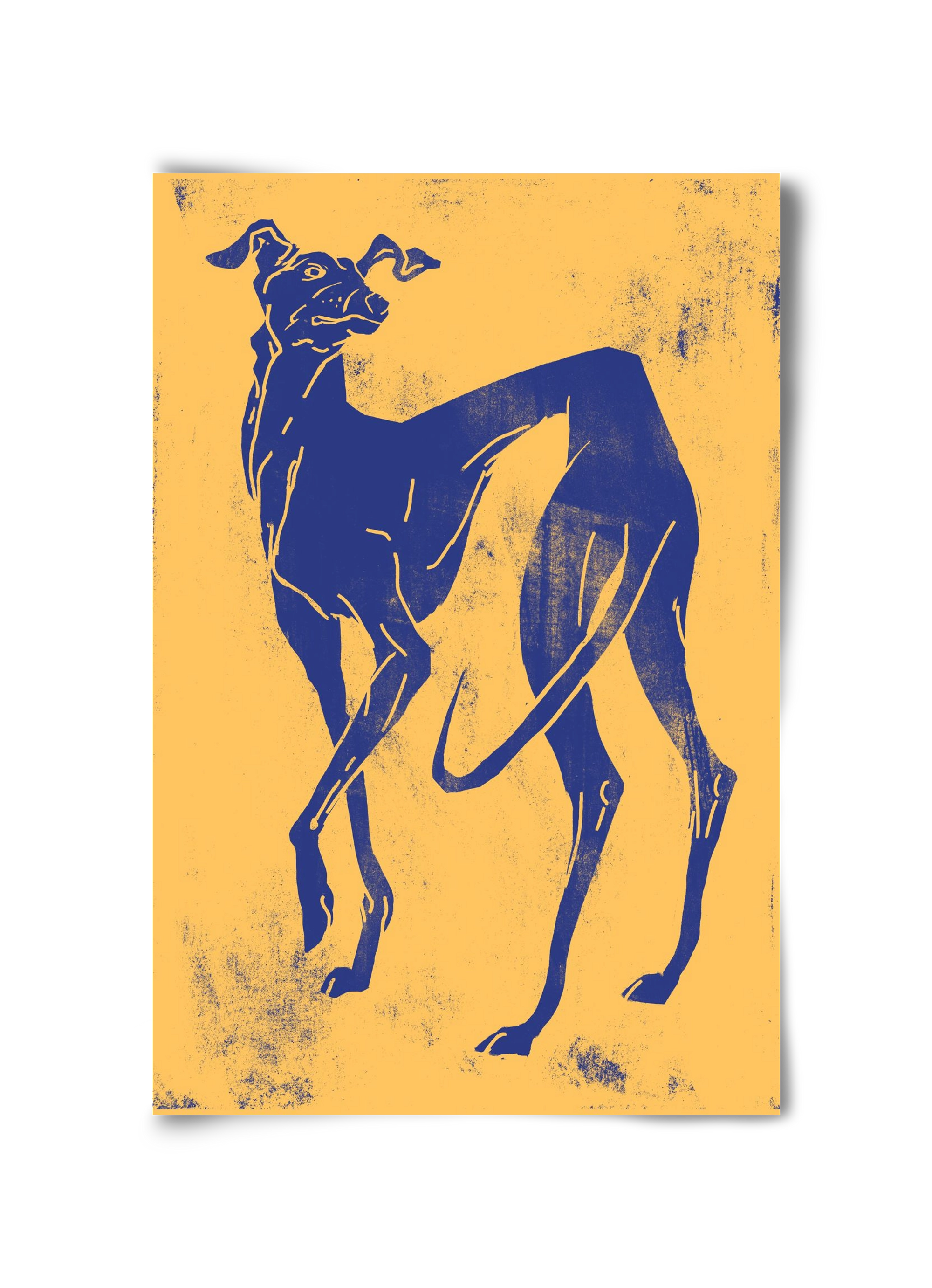 Greyhound II., 30x45 cm, Keret nélkül