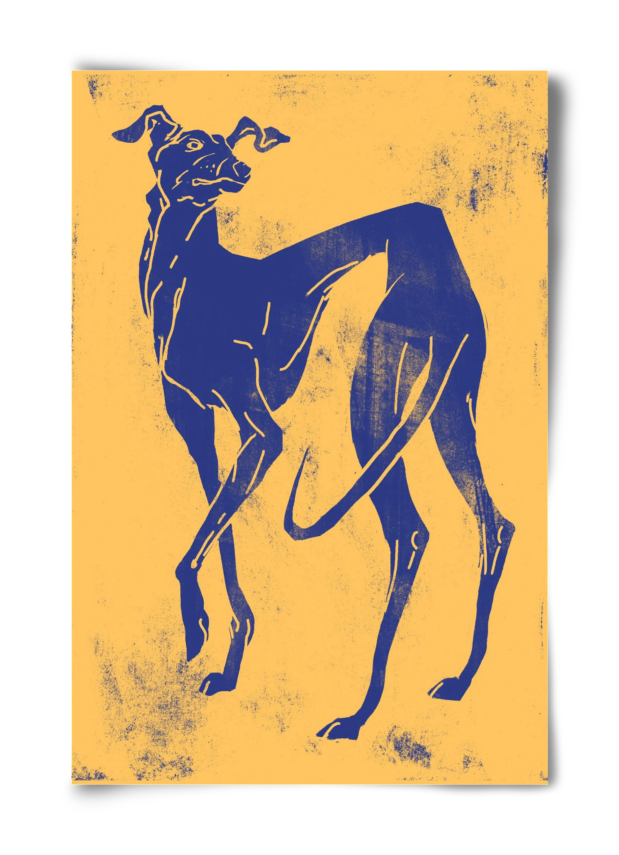 Greyhound II., 40x60 cm, Keret nélkül