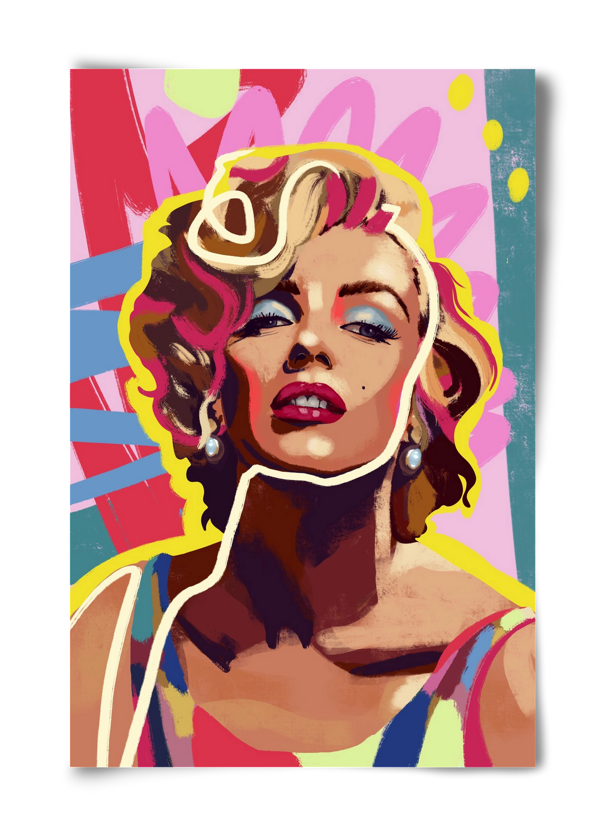 Marilyn, 40x60 cm, Keret nélkül