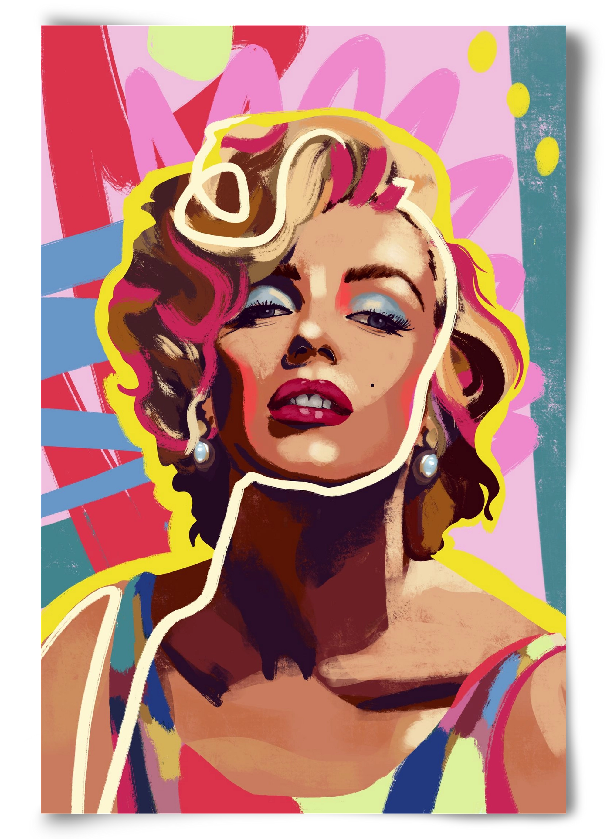 Marilyn, 60x90 cm, Keret nélkül