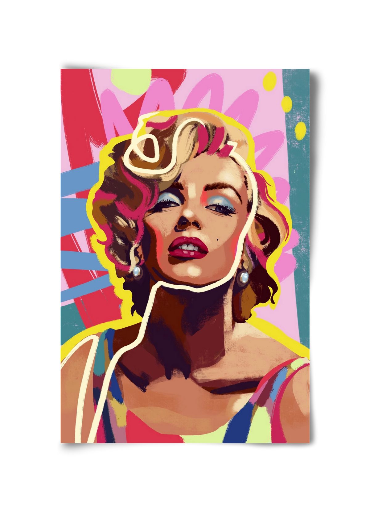 Marilyn, 30x45 cm, Keret nélkül