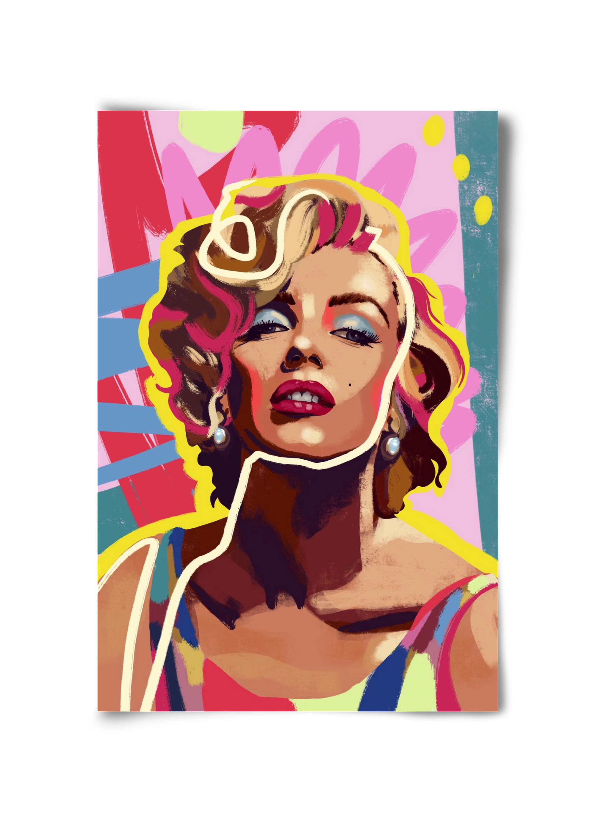 Marilyn, 30x45 cm, Keret nélkül