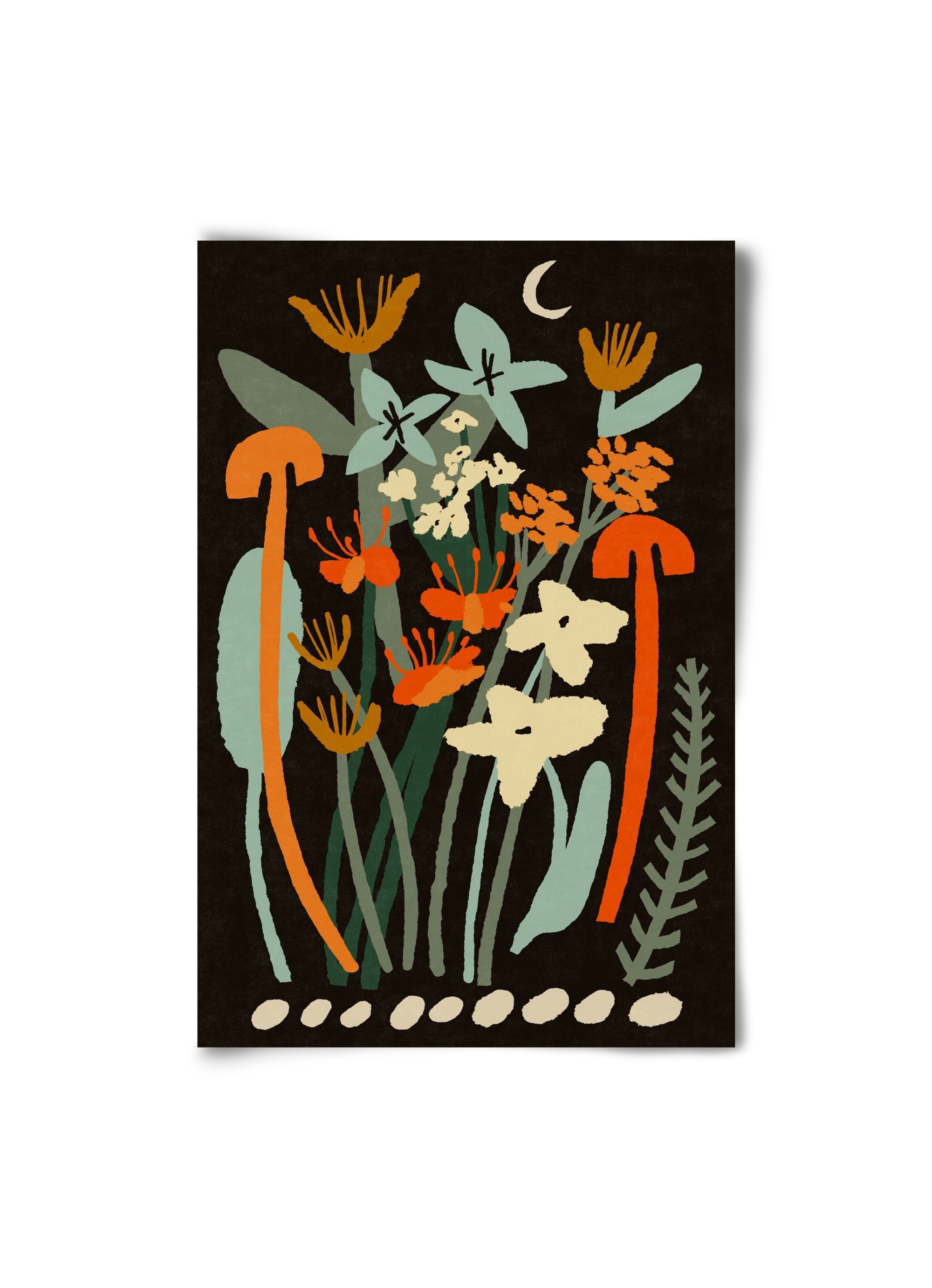 Late night flowers, 20x30 cm, Keret nélkül