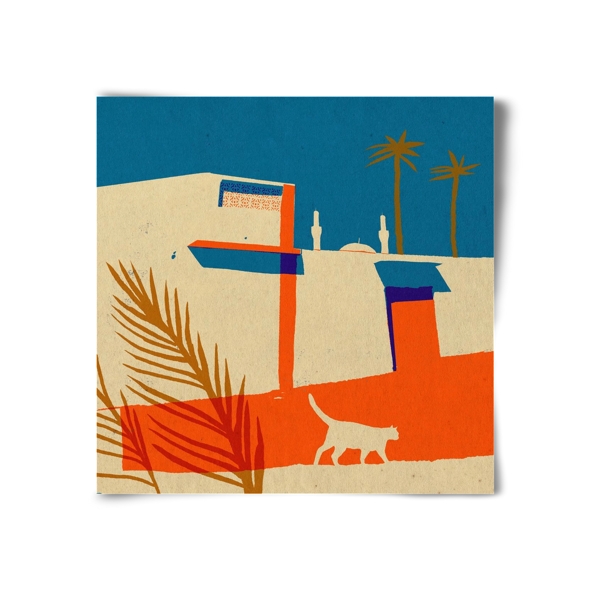 Dubai, 30x30 cm, Keret nélkül