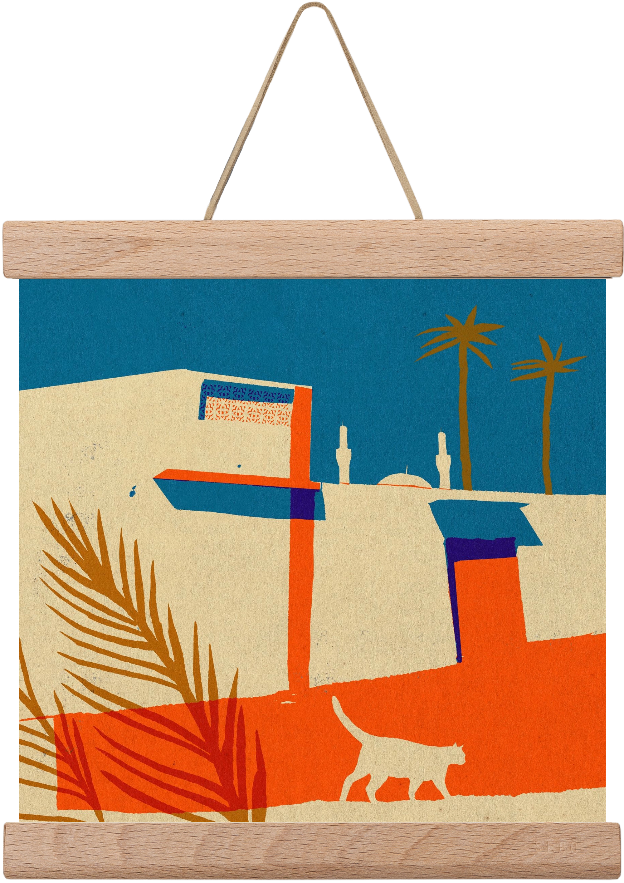 Dubai, 20x20 cm (20x20 cm), Tölgy akasztó