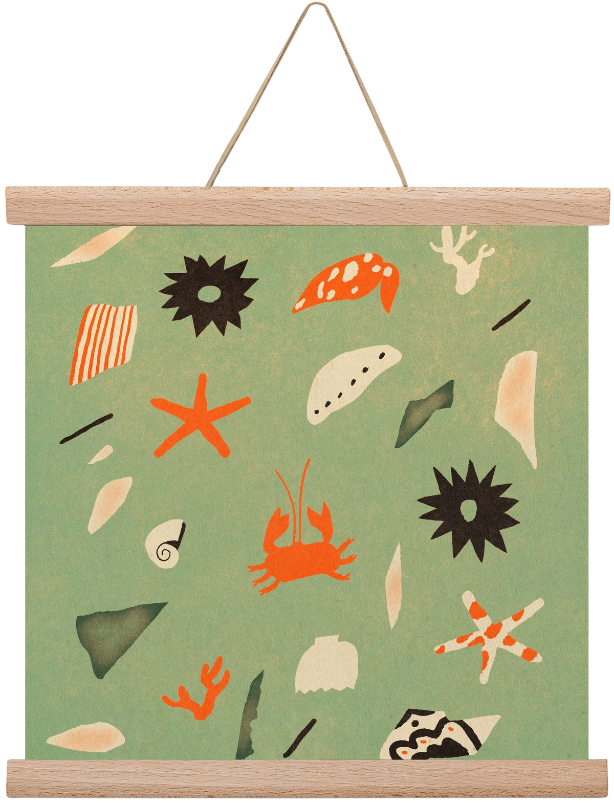 Sealife, 30x30 cm (30x30 cm), Tölgy akasztó