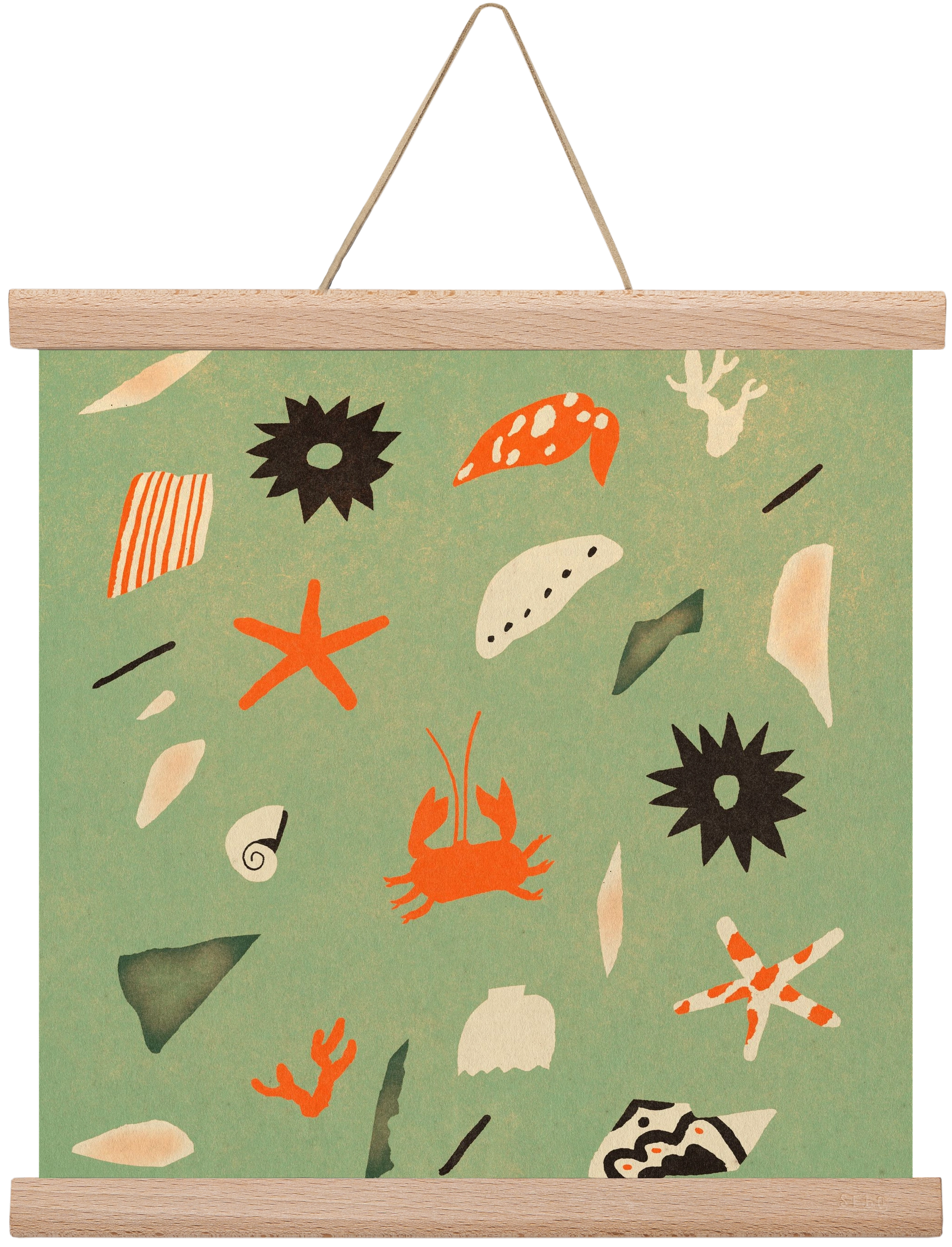 Sealife, 30x30 cm (30x30 cm), Tölgy akasztó
