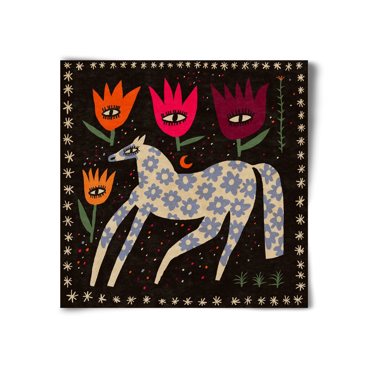 Magic horse, 30x30 cm, Keret nélkül