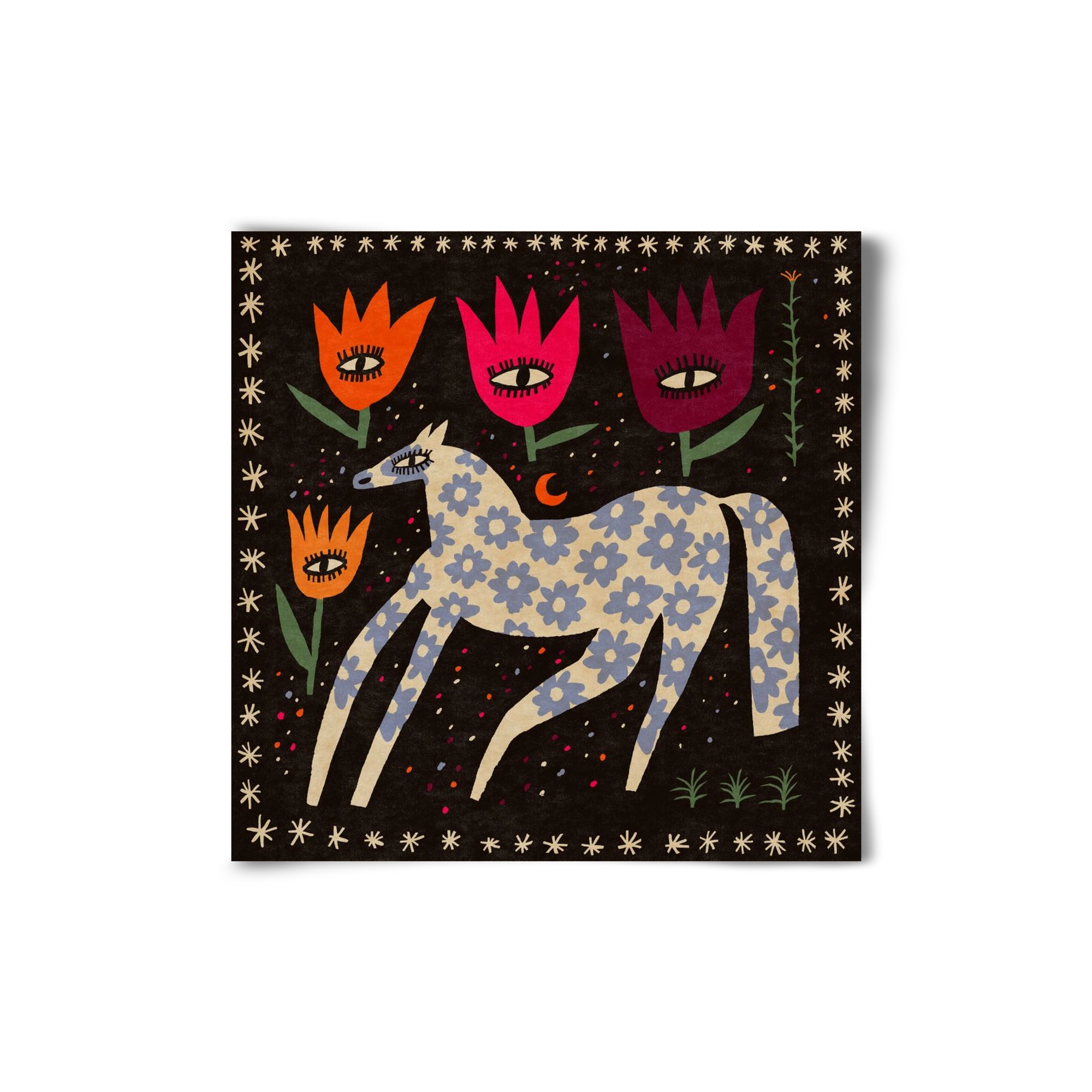 Magic horse, 20x20 cm, Keret nélkül