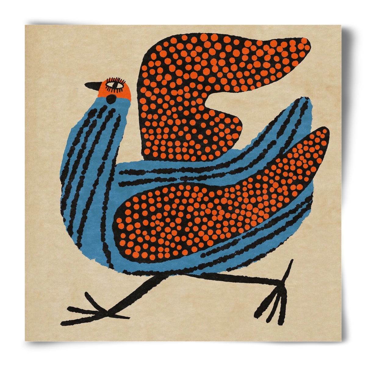 Magic bird, 50x50 cm, Keret nélkül