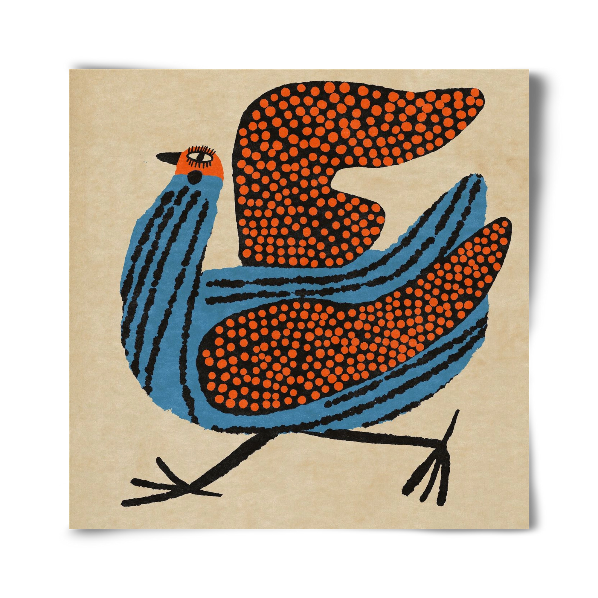 Magic bird, 40x40 cm, Keret nélkül