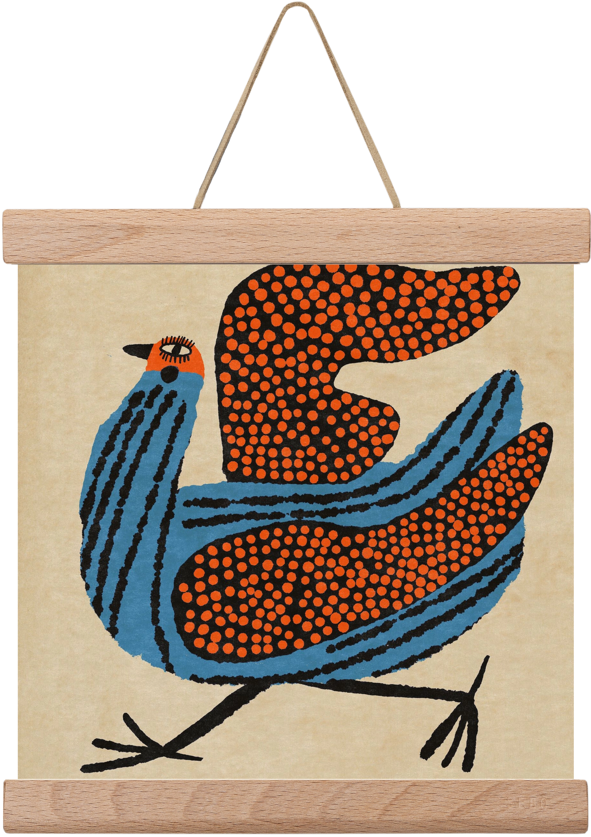 Magic bird, 20x20 cm (20x20 cm), Tölgy akasztó