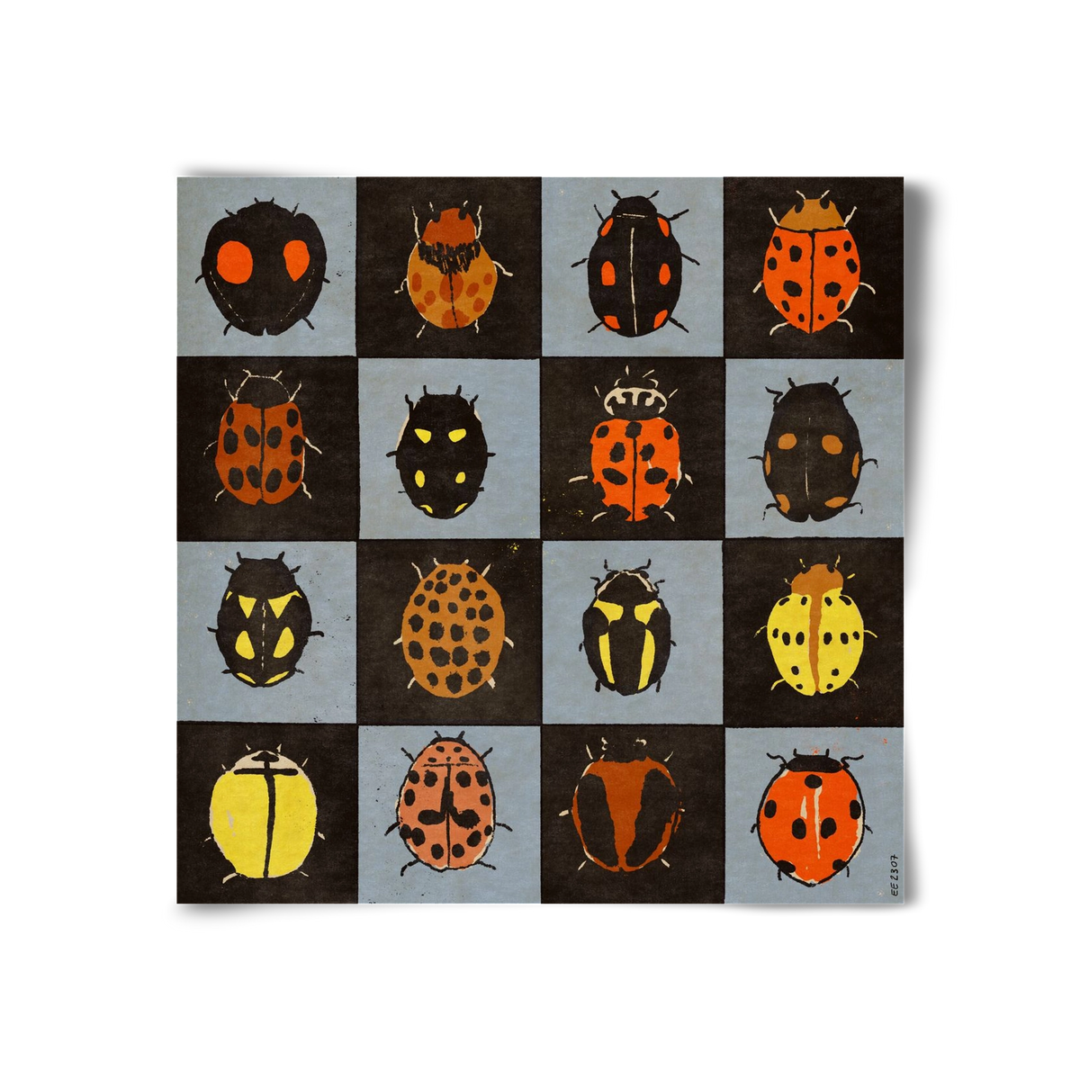 Ladybug bingo, 30x30 cm, Keret nélkül
