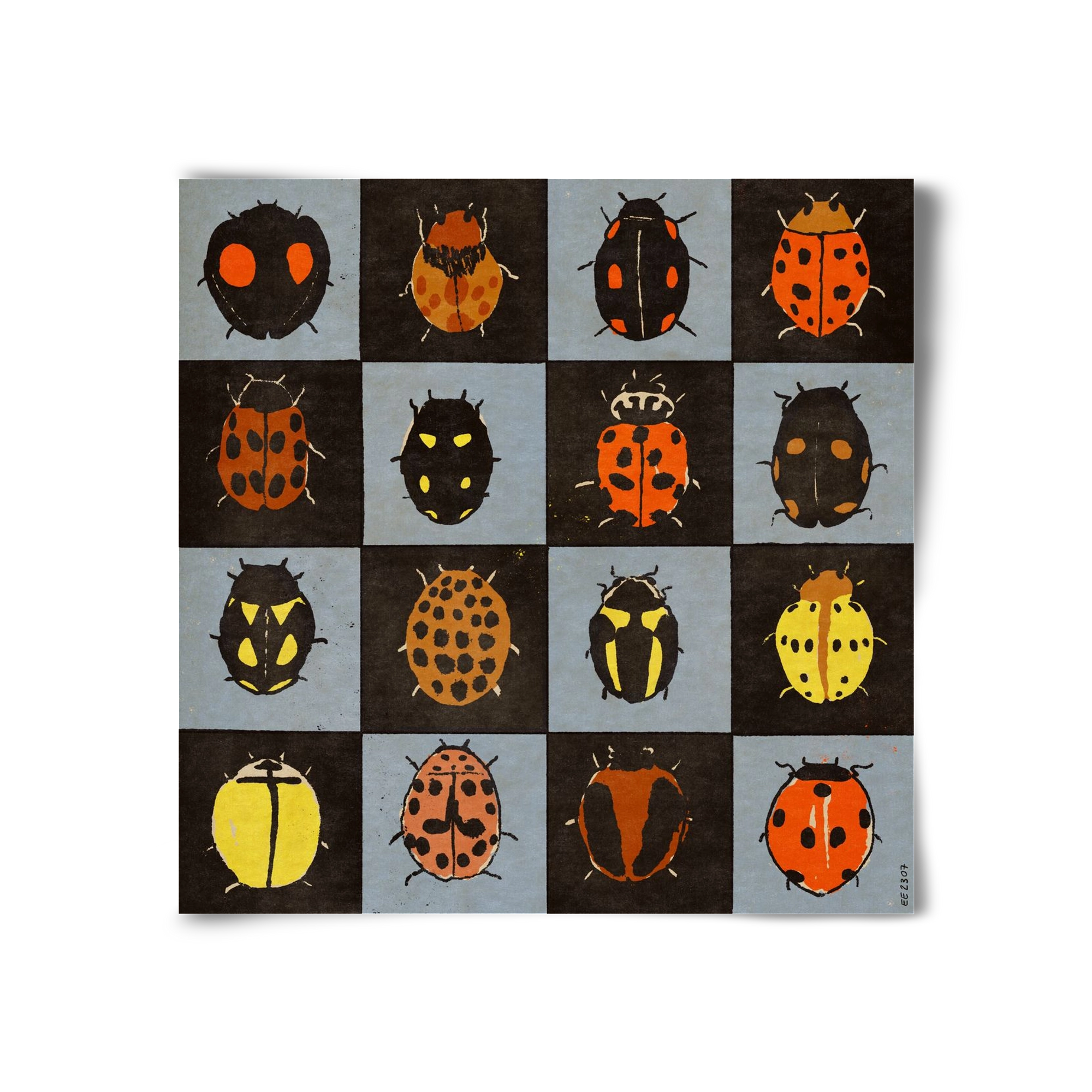 Ladybug bingo, 30x30 cm, Keret nélkül