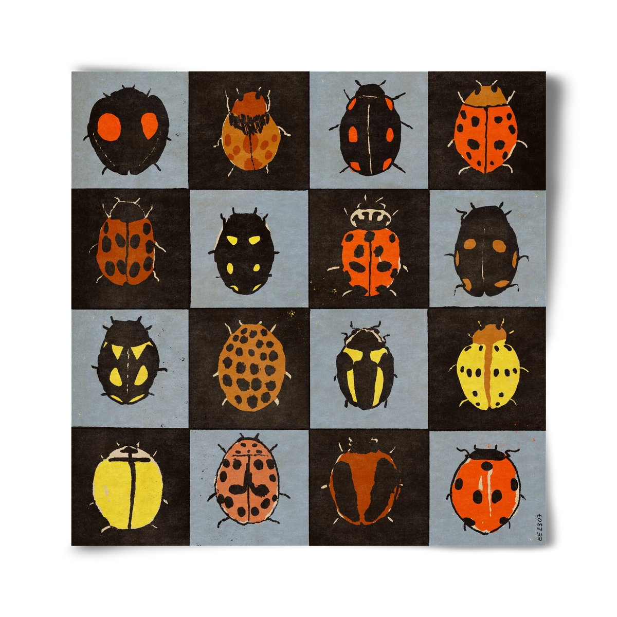 Ladybug bingo, 40x40 cm, Keret nélkül
